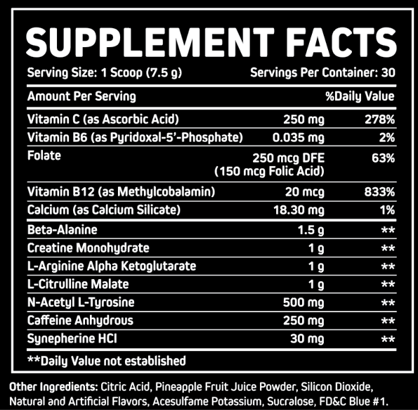 Pure Liberty Labs Liberty Pump Pre-Workout