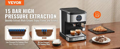 15 Bar Coffee and Espresso Maker - Ranger Up Coffee