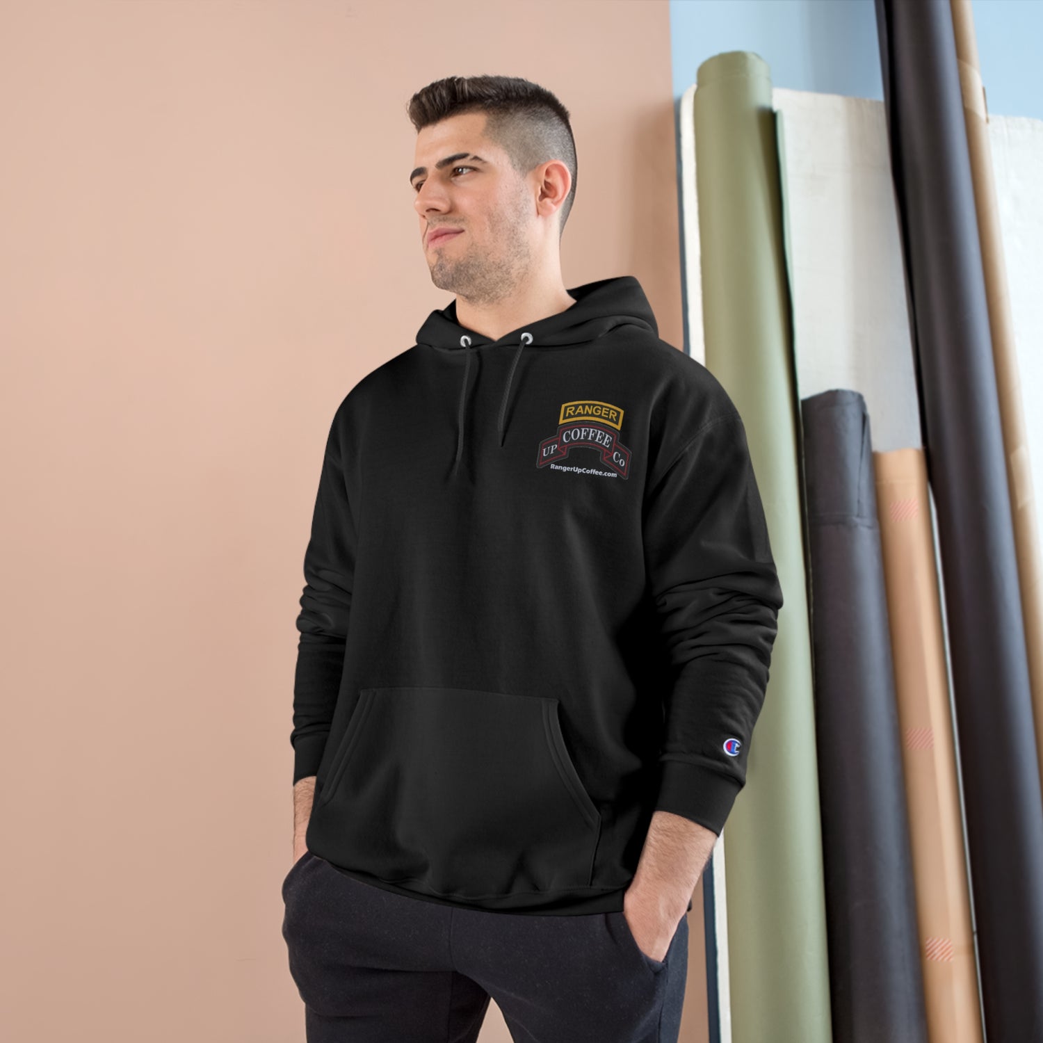 Ranger Up Coffee Logo Hoodie