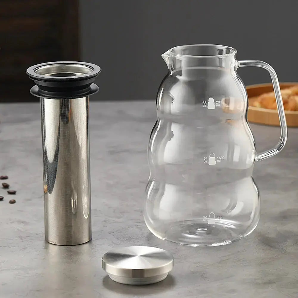 Cold Brew Iced Coffee Maker Airtight  Infuser