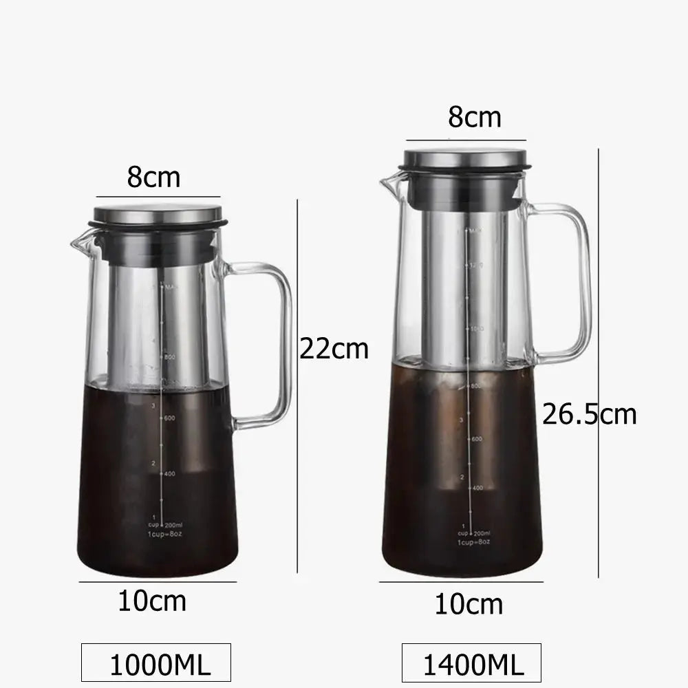 Cold Brew Iced Coffee Maker Airtight  Infuser