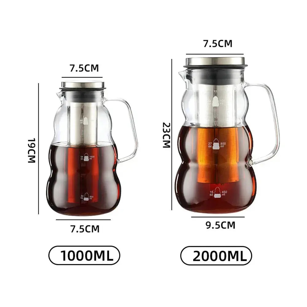 Cold Brew Iced Coffee Maker Airtight  Infuser