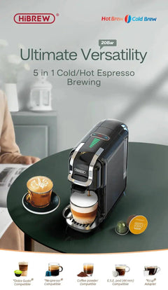 HiBREW 5 in 1 Multiple Capsule Coffee Machine - Ranger Up Coffee