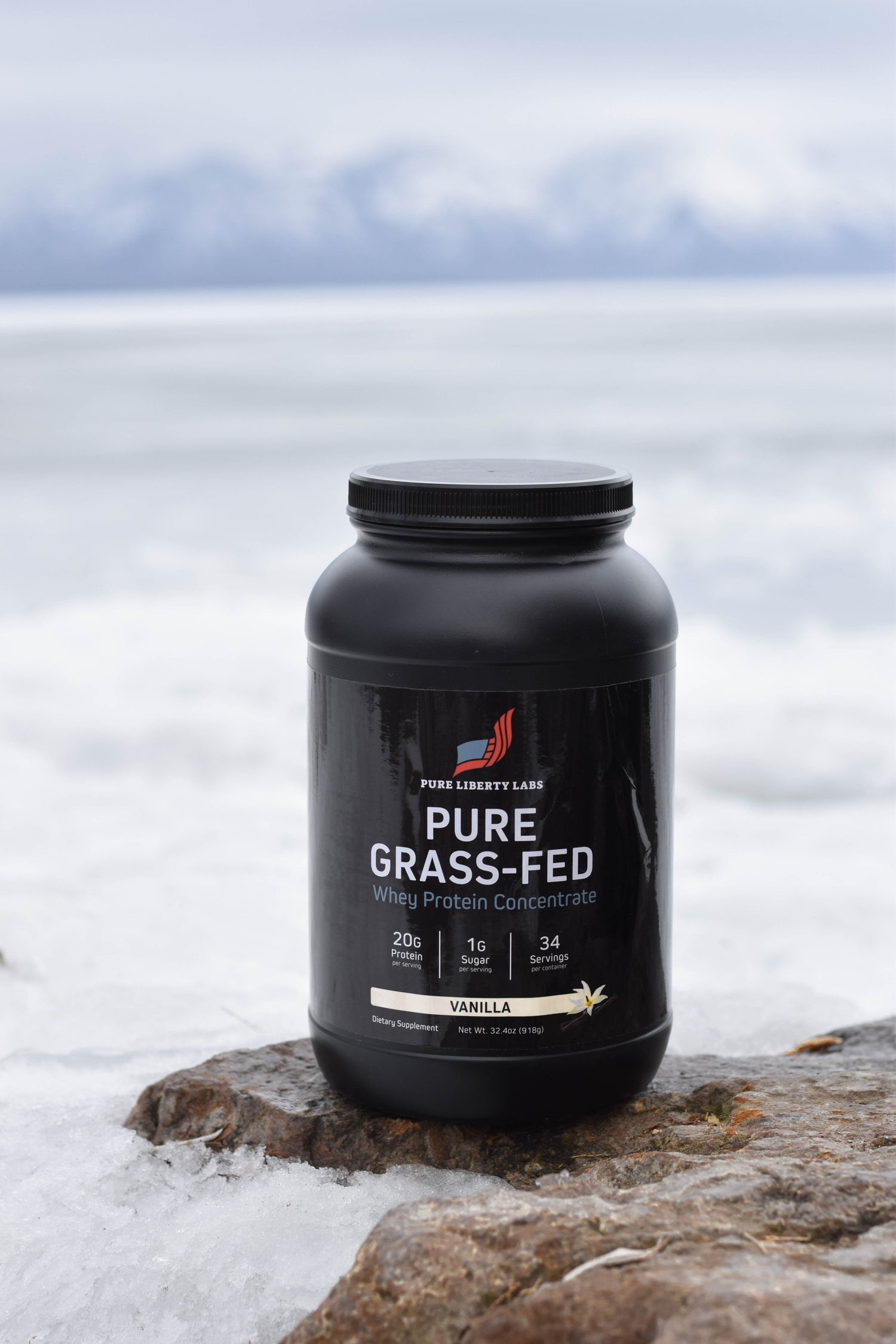 Pure Liberty Labs Grass-Fed Whey Protein - Vanilla