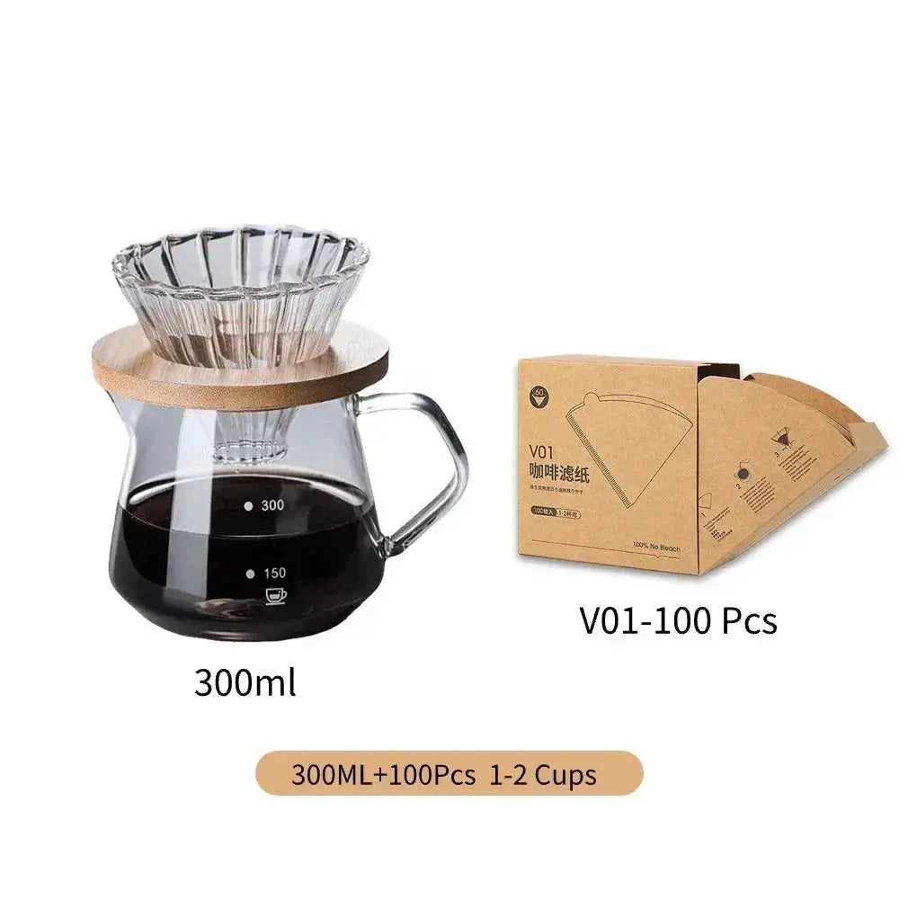 Pour Over Coffee Maker Set