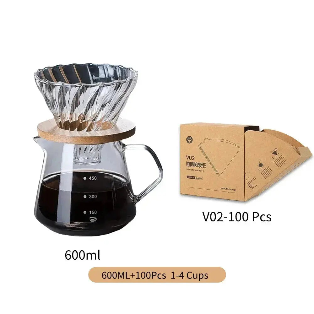 Pour Over Coffee Maker Set