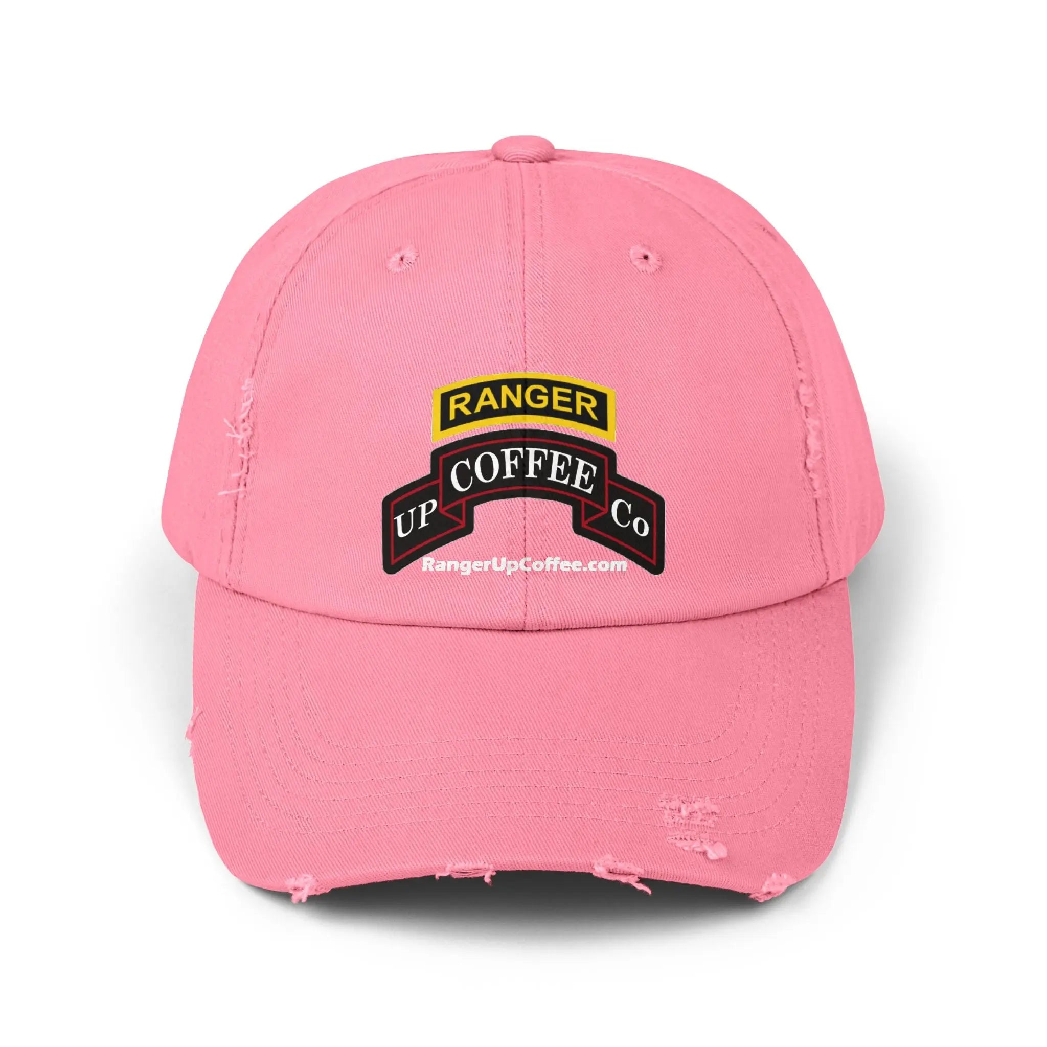 Ranger Up Coffee  Distressed Cap Ranger Up Coffee