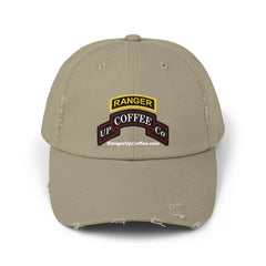 Ranger Up Coffee Distressed Cap - Ranger Up Coffee