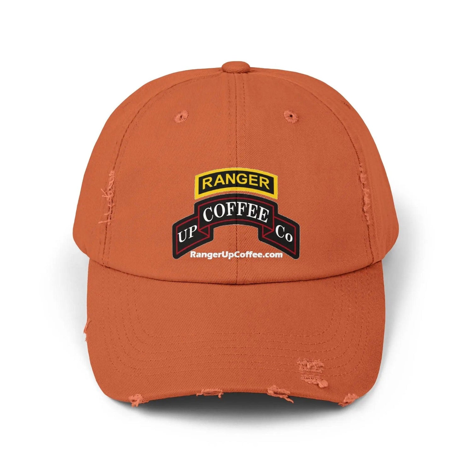 Ranger Up Coffee Distressed Cap - Ranger Up Coffee