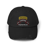 Ranger Up Coffee Distressed Cap - Ranger Up Coffee