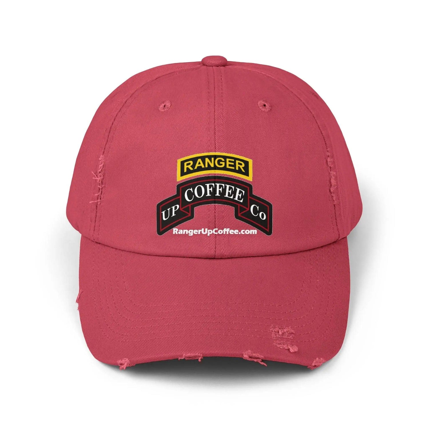 Ranger Up Coffee Distressed Cap - Ranger Up Coffee