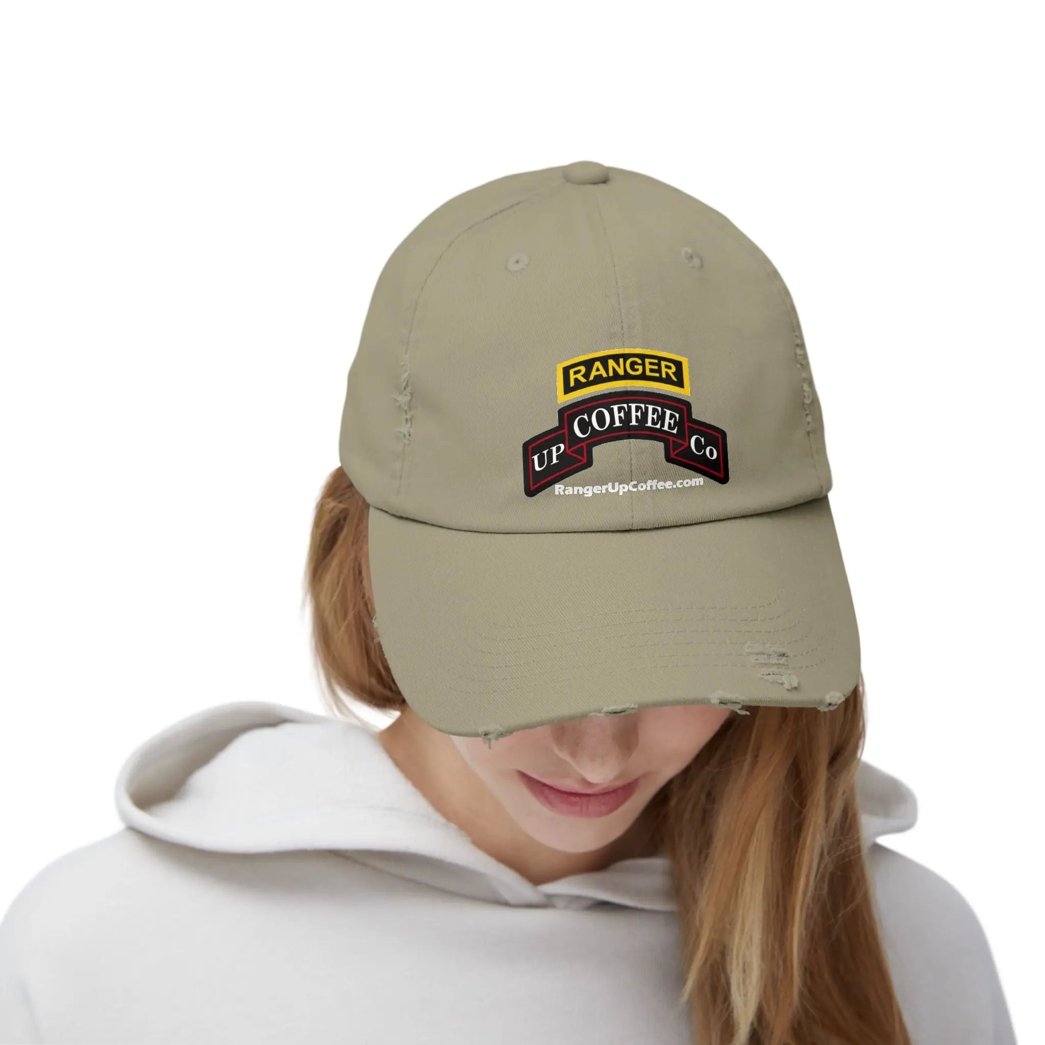 Ranger Up Coffee  Distressed Cap