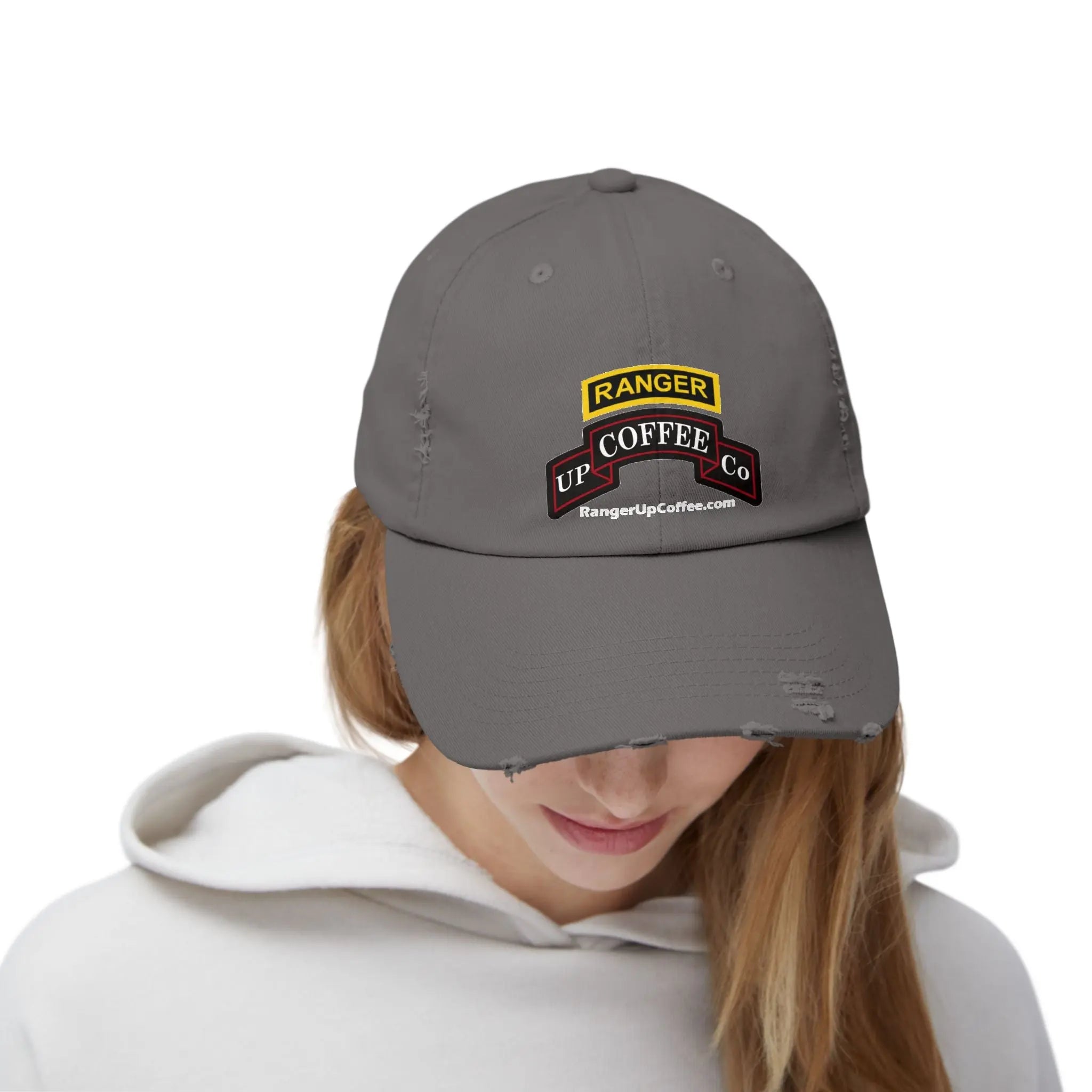 Ranger Up Coffee  Distressed Cap