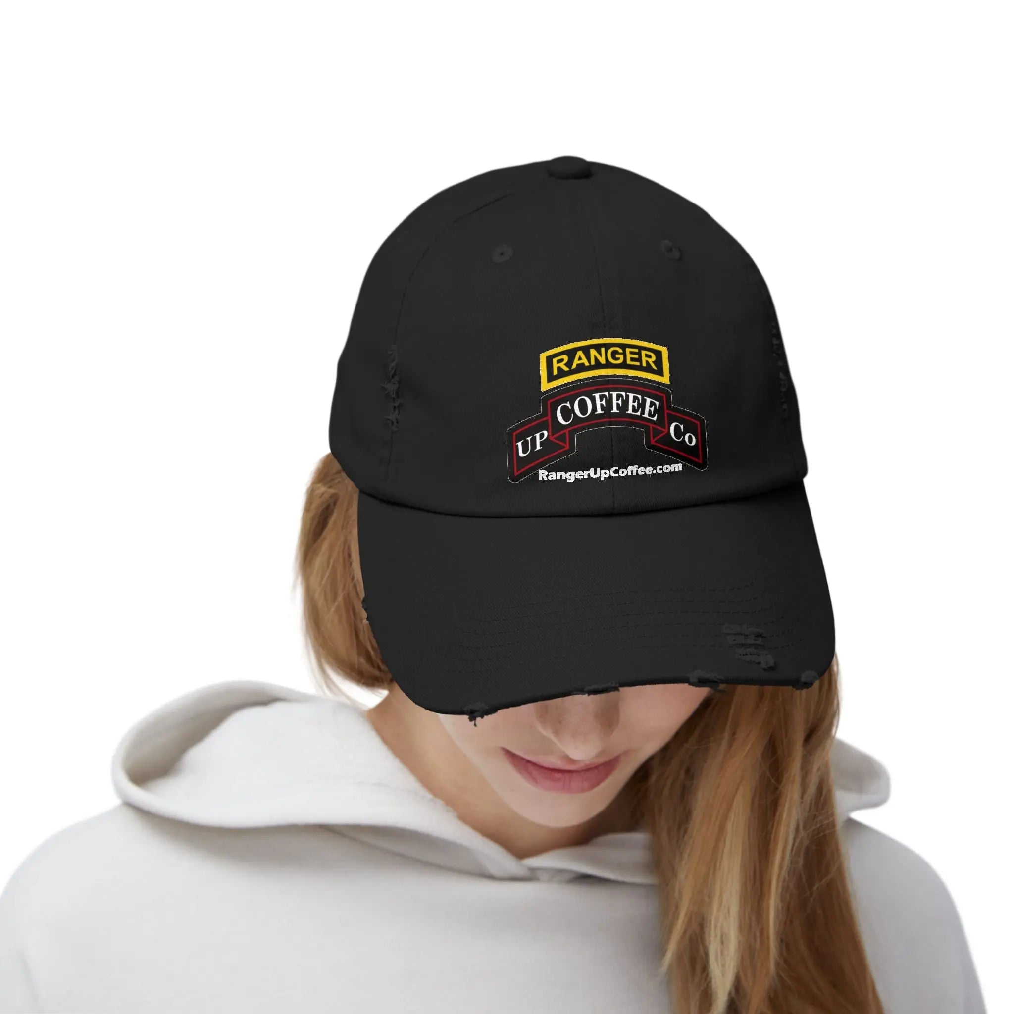 Ranger Up Coffee  Distressed Cap