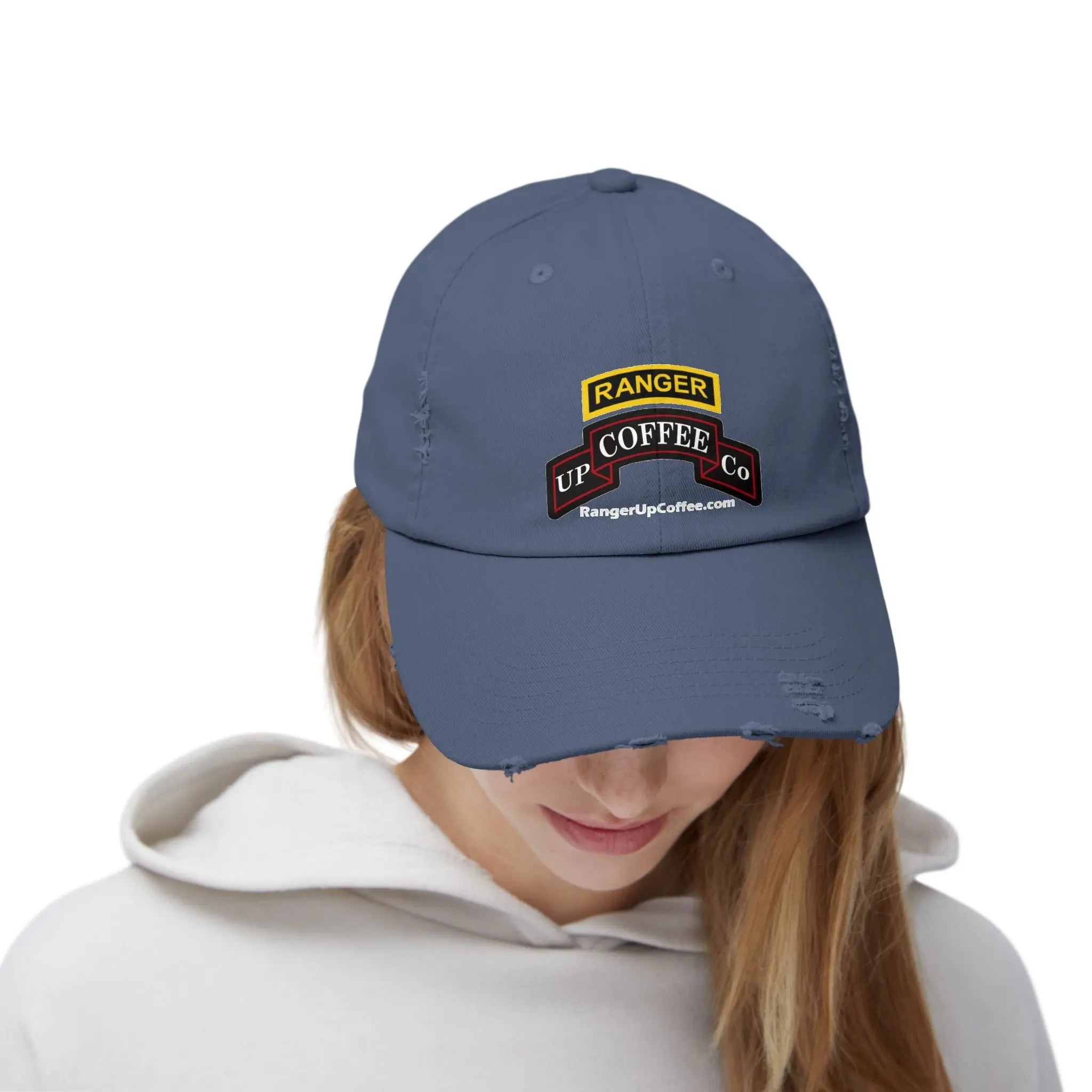 Ranger Up Coffee  Distressed Cap