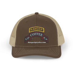 Ranger Up Coffee Logo Snapback Trucker Cap - Ranger Up Coffee