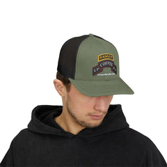 Ranger Up Coffee Logo Snapback Trucker Cap - Ranger Up Coffee