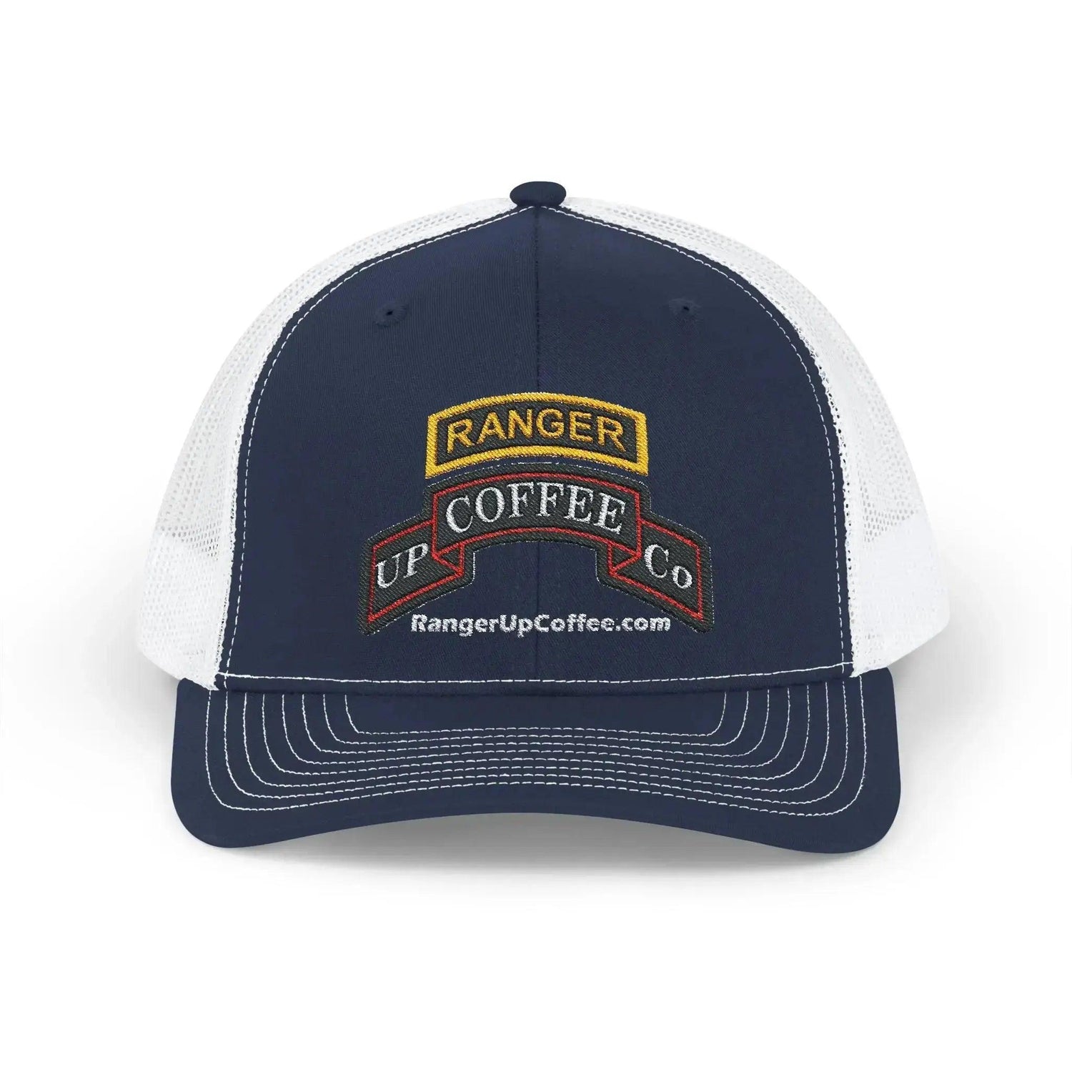 Ranger Up Coffee Logo Snapback Trucker Cap - Ranger Up Coffee