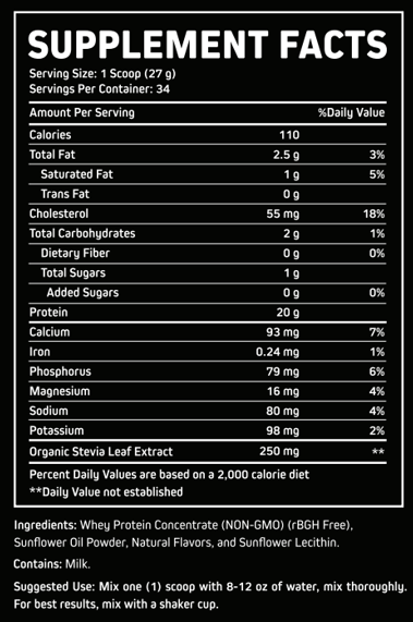 Pure Liberty Labs Grass-Fed Whey Protein - Vanilla