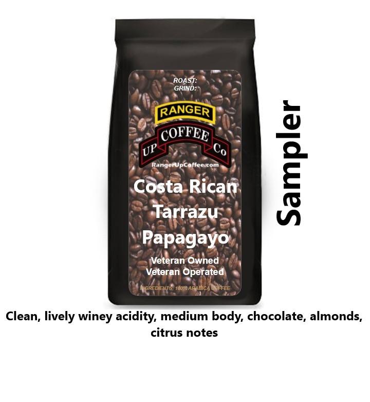 Costa Rican Tarrazu Papagayo Coffee Sampler Ranger Up Coffee