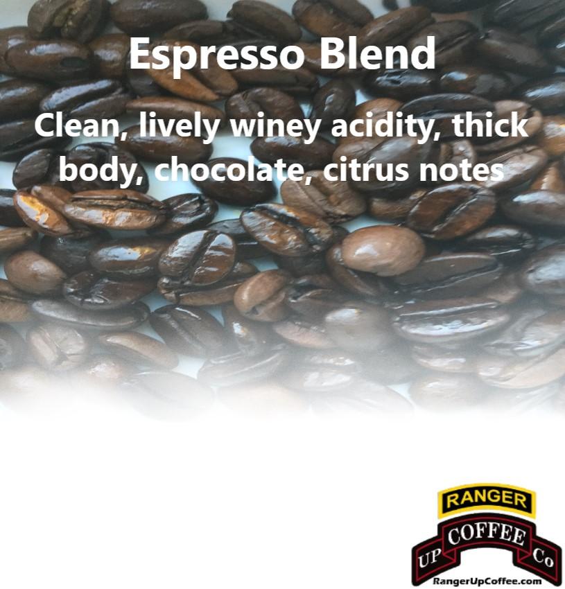 Espresso Blend Coffee Ranger Up Coffee