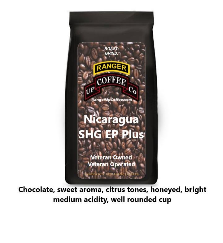 Nicaragua SHG EP Plus Coffee Ranger Up Coffee